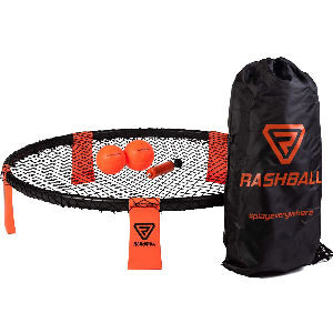 Juego Roundnet set de red con 2 bolas y bolsa de transporte para jugar al voleyball de playa